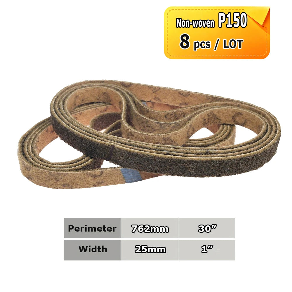 762x25mm Abrasive Sanding Belts 1x30 inch Belt Sander Bands Ceramic P36 - AO P1500, A3 - A65, Zirconia, Non-woven, Felt