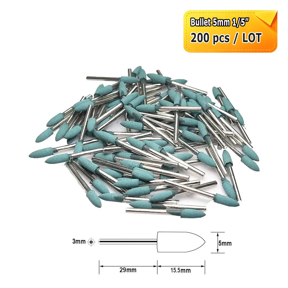 Dia. 4-12mm Rubber Abrasive Grinding Polishing Heads for Metal Deburring Mold Finish