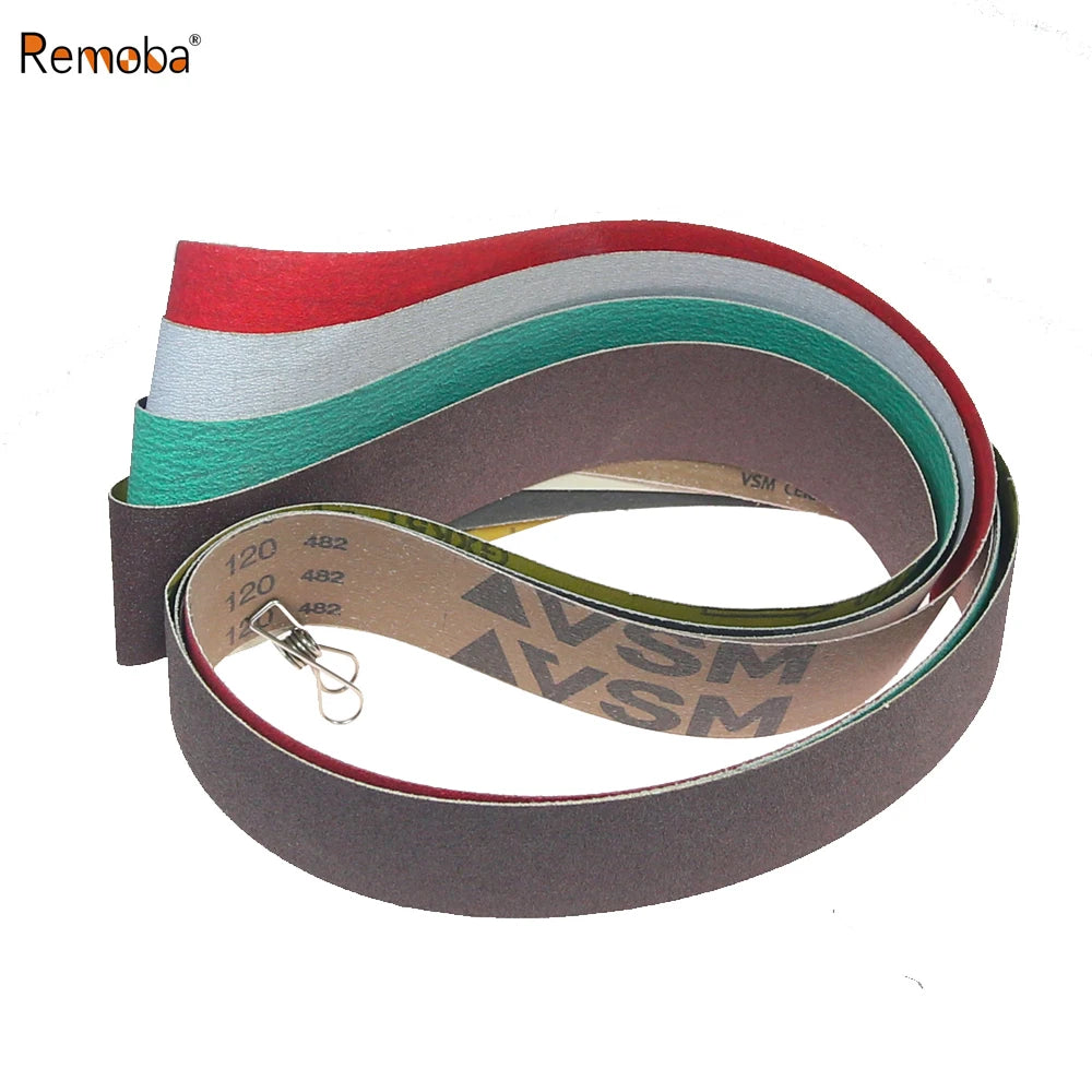 1220x50mm Abrasive Sanding Belts 2x48", Ceramic, Zirconia, Aluminum Oxide for Metal Wood Grinding Polishing