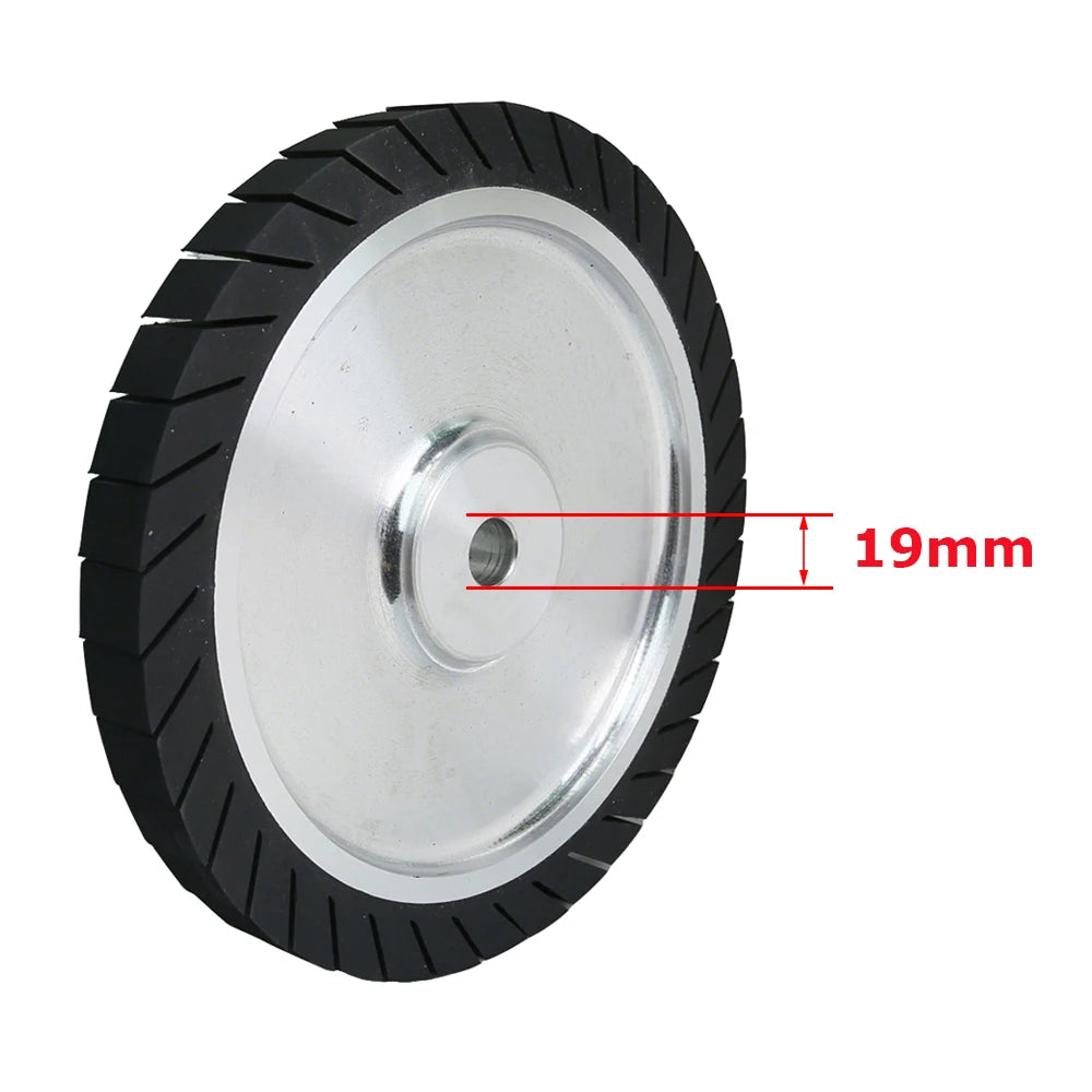 1x30 in. Abrasive Belt Expansion Wheel 242x25mm Rubber Centrifugal Wheel Bench Grinder Accessories