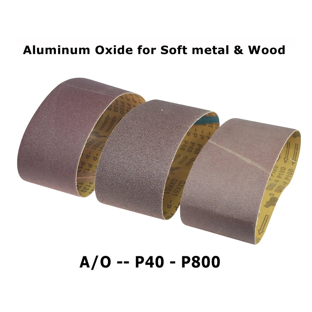 610x100mm Sanding Belts Zirconia Ceramic Aluminum Oxide Abrasive Bands 24"x3.9" for Knife Steel Wood Grinding Polishing