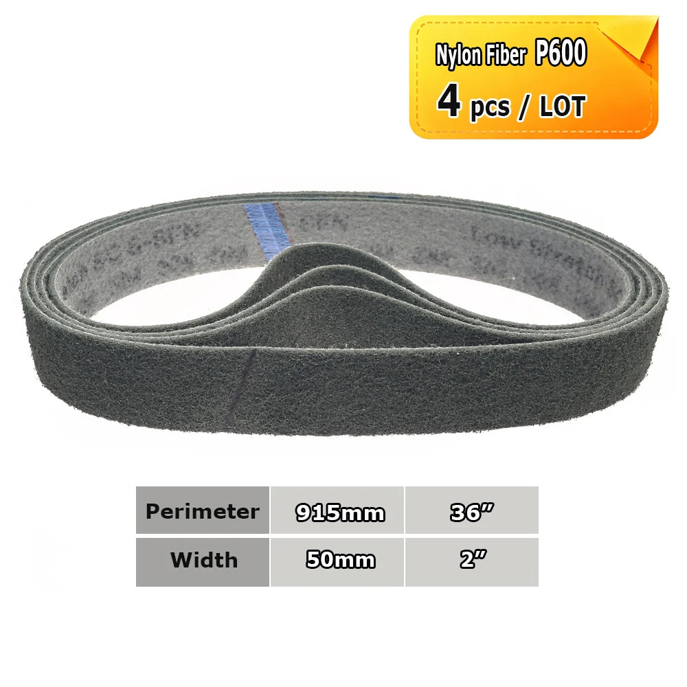 915x50mm Sanding Polishing Belts 2x36“ Abrasive Bands, Non-woven Nylon Fiber, Wool Felt, 305EA A3 A5, 237AA A6 A16 A30 A65