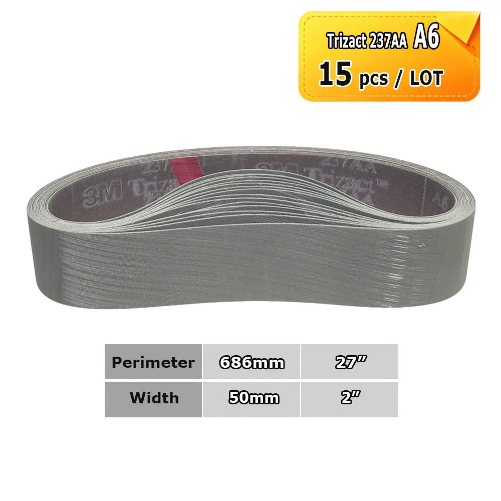 686x50mm Abrasive Polishing Belts 2"x27" Sanding Bands Trizact Non-woven Wool Felt for Precision Fine Mirror Polishing
