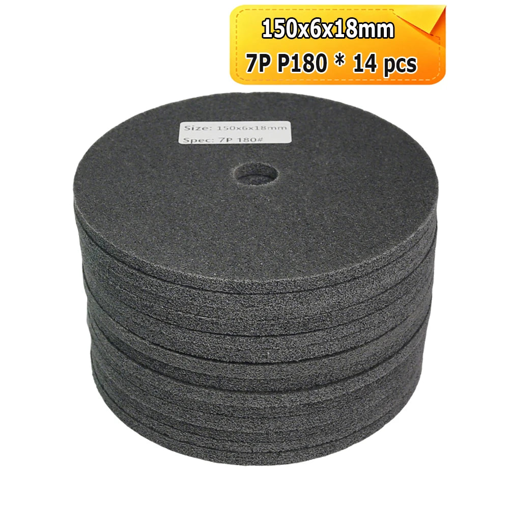 6"/150mm Ultra-thin Nylon Fiber Polishing Wheel Stainless Steel Weld Groove Grinding Angle Grinder Grinding Disc