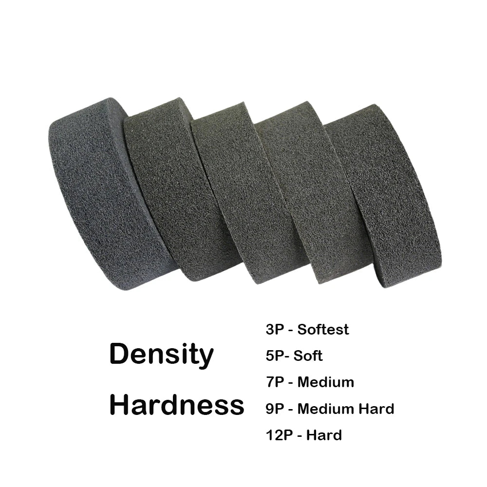 6 Inch Nylon Polishing Wheel 150x50mm Non-Woven Abrasive Buffing Pad for Metal Stainless Steel Aluminum Surface Finishing