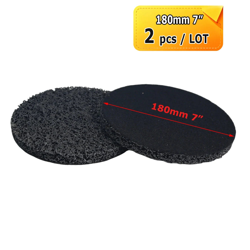 3" - 7" Weld Joint Cleaning Grinding Wheel Rust Paint Removal Poly Strip Disc Air Sander Pad
