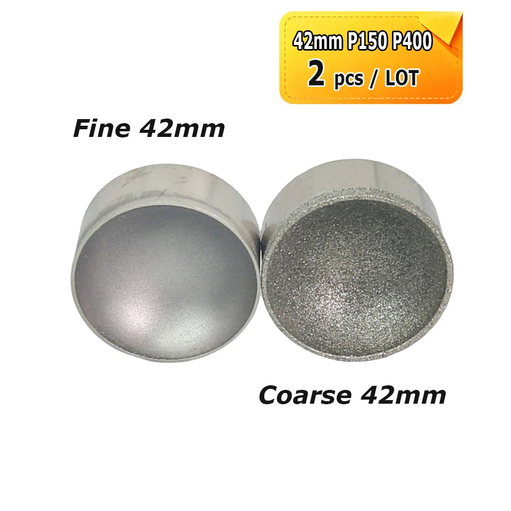 Dia. 3-50mm Diamond Grinding Head Concave Wheel for Bead Forming Rounding Finishing 6mm Shank Mounted Point Drill Tools