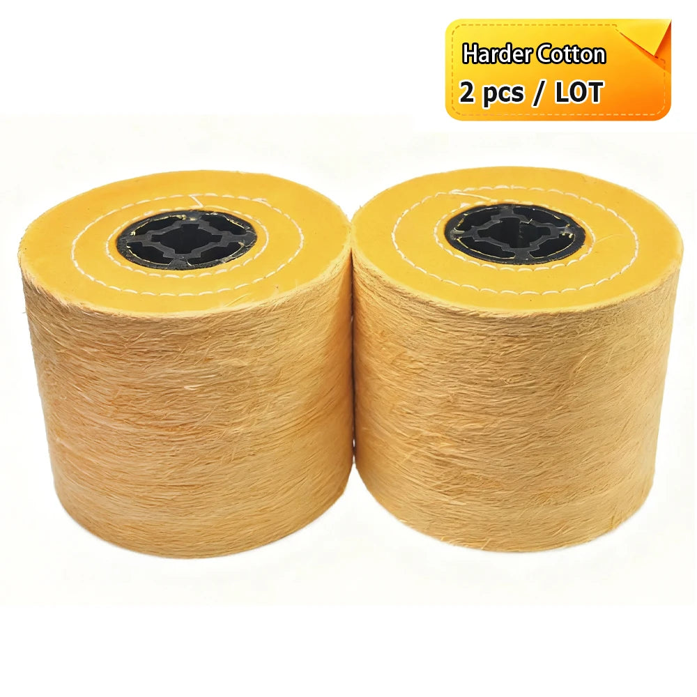 120x100x19mm Drum Polishing Wheel Stainless Steel Wire drawing Brush - Non-woven, Poly Strip, Felt, Cotton, Steel Wire,Hemp