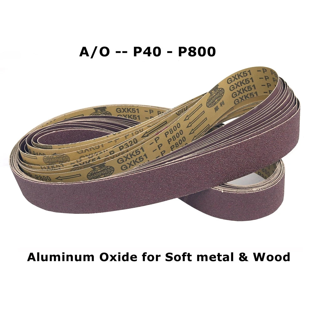 Sanding Belts 50x2000mm Knife Making Abrasive Bands Ceramic Zirconia Aluminum Oxide P36-P1500