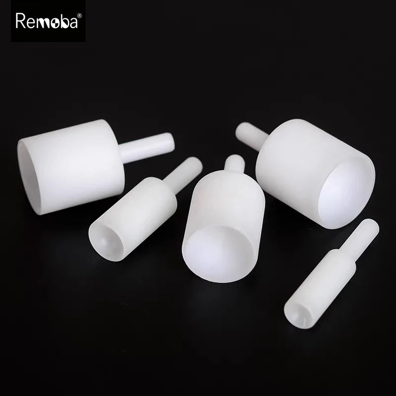 28 pcs 3-30mm Nylon Bead Rounding Concave Holder 6mm shank for Polishing Jade Bodhi Seeds Walnuts
