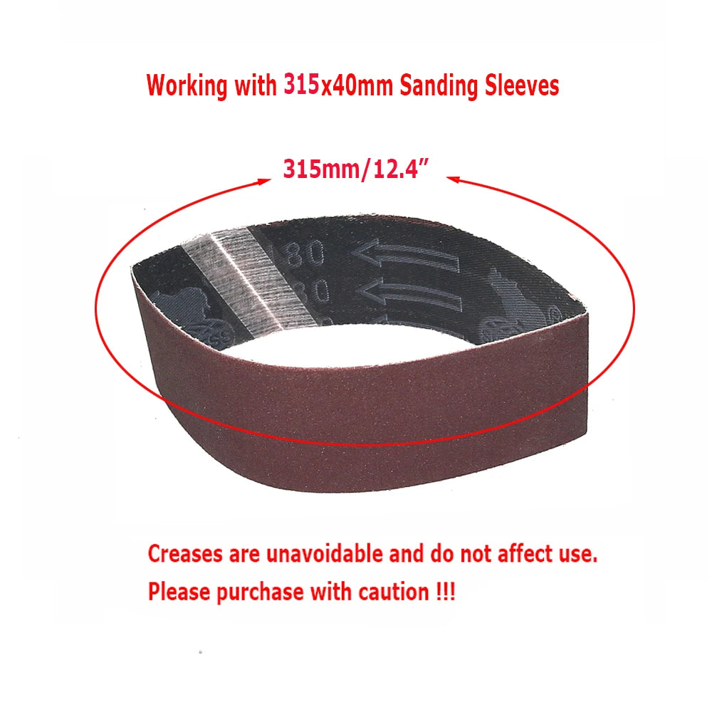 4“ 100x40mm Angle Grinder Centrifugal Wheel P60-P800 Sanding Sleeves Drum Roller for Grinding Polishing