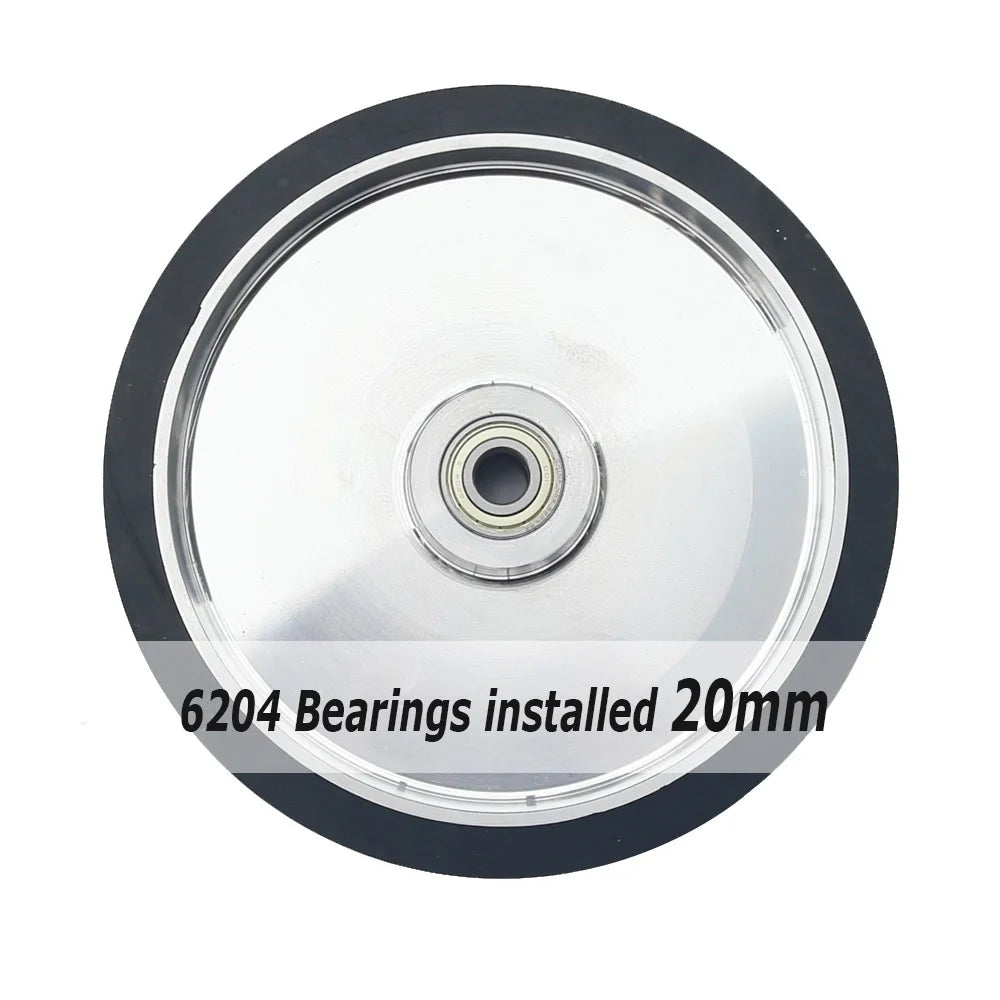 300x50mm Solid Rubber Contact Wheel 12"x2" Sanding Belt Grinder Sander Drive Idler wheel