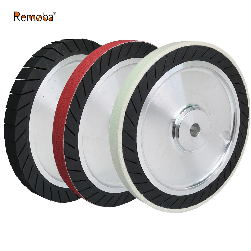 1x30 in. Abrasive Belt Expansion Wheel 242x25mm Rubber Centrifugal Wheel Bench Grinder Accessories