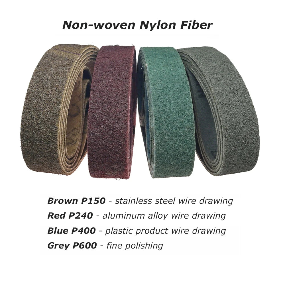 686x50mm Abrasive Polishing Belts 2"x27" Sanding Bands Trizact Non-woven Wool Felt for Precision Fine Mirror Polishing