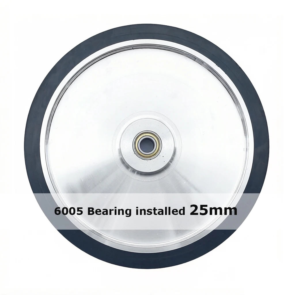 14"x2" Solid Rubber Contact Wheel 90A 70A 55A 350x50mm Belt Grinder Sander Tracking Idler wheel