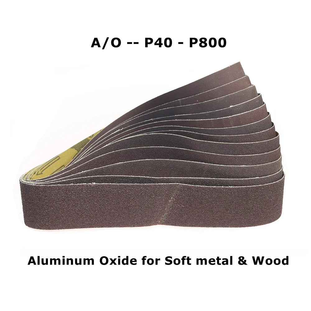 Sanding Belts 50x686mm 2"x27" Zirconia Ceramic AO Abrasive Bands P36-P1500 for Knife Stainless Grinding Woodworking Polishing