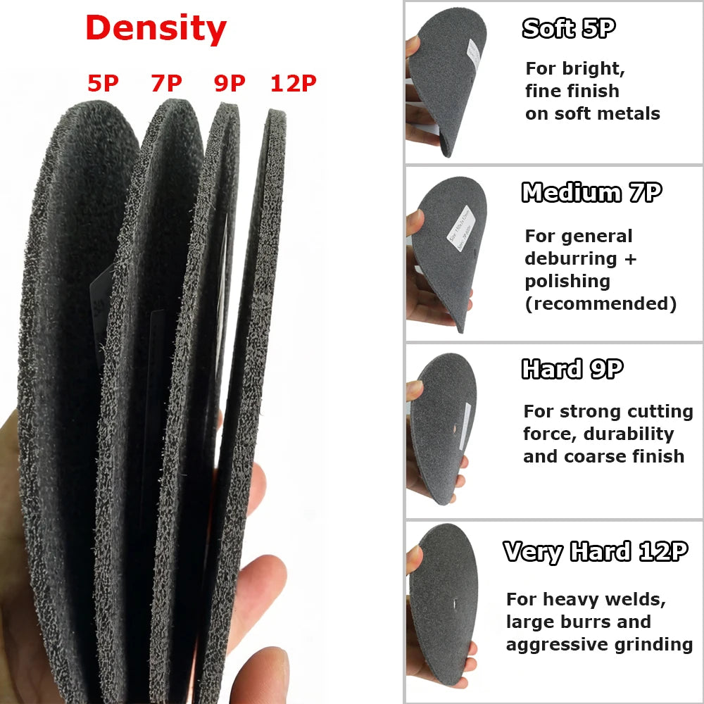6"/150mm Ultra-thin Nylon Fiber Polishing Wheel Stainless Steel Weld Groove Grinding Angle Grinder Grinding Disc