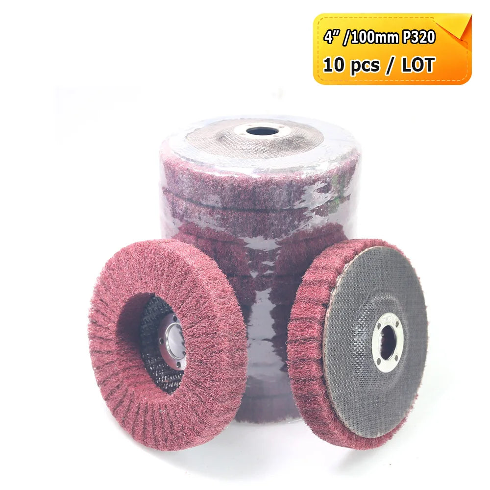4“/100mm Abrasive Flap Discs Angle Grinder Grinding Wheels for Metal Stone Glass Deburring Polishing