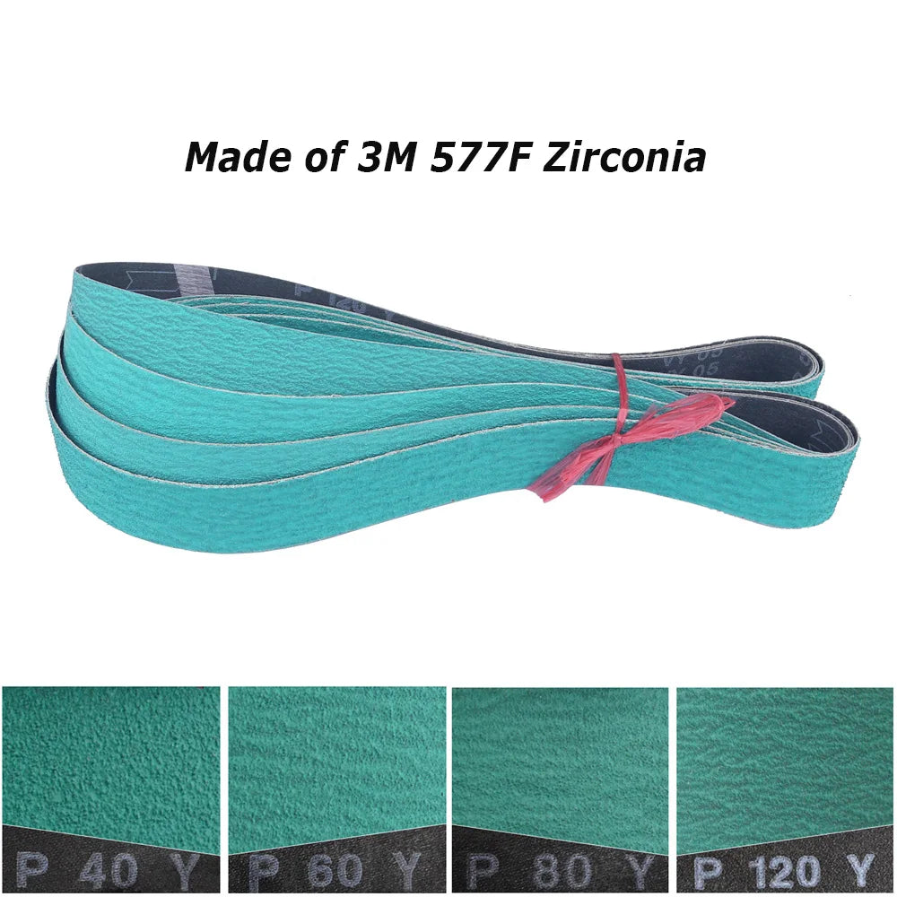 1829x50mm Sanding Bands 2x72 Knife Grinder Accessories, Ceramic, Zirconia, Aluminum Oxide for Metal Wood Grinding Polishing