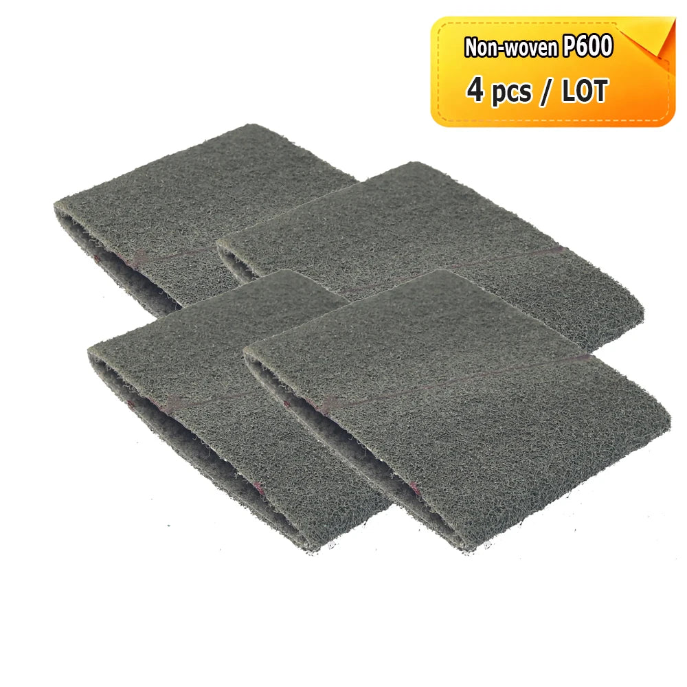 90x100mm Rubber Expansion Centrifugal Drum Wheel, 283x100mm Abrasive Sanding Sleeves AO ZA Non-woven for Polishing Grinding