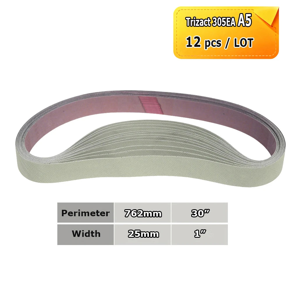 762x25mm Abrasive Sanding Belts 1x30 inch Belt Sander Bands Ceramic P36 - AO P1500, A3 - A65, Zirconia, Non-woven, Felt