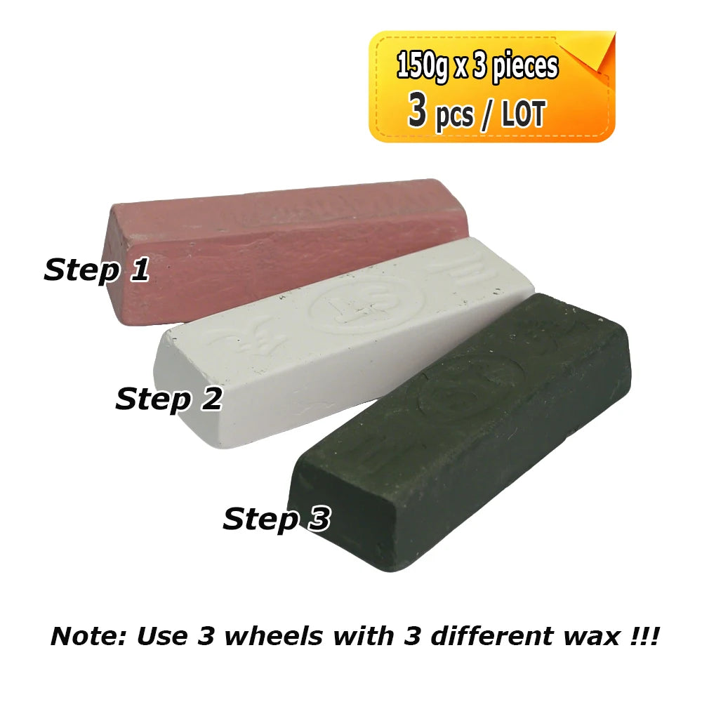 6"/8" Extra Thick Cotton Buffing Polishing Wheel Thickened 25-50mm Heavy Duty Metal Mirror Finish Wheel 150mm 200mm