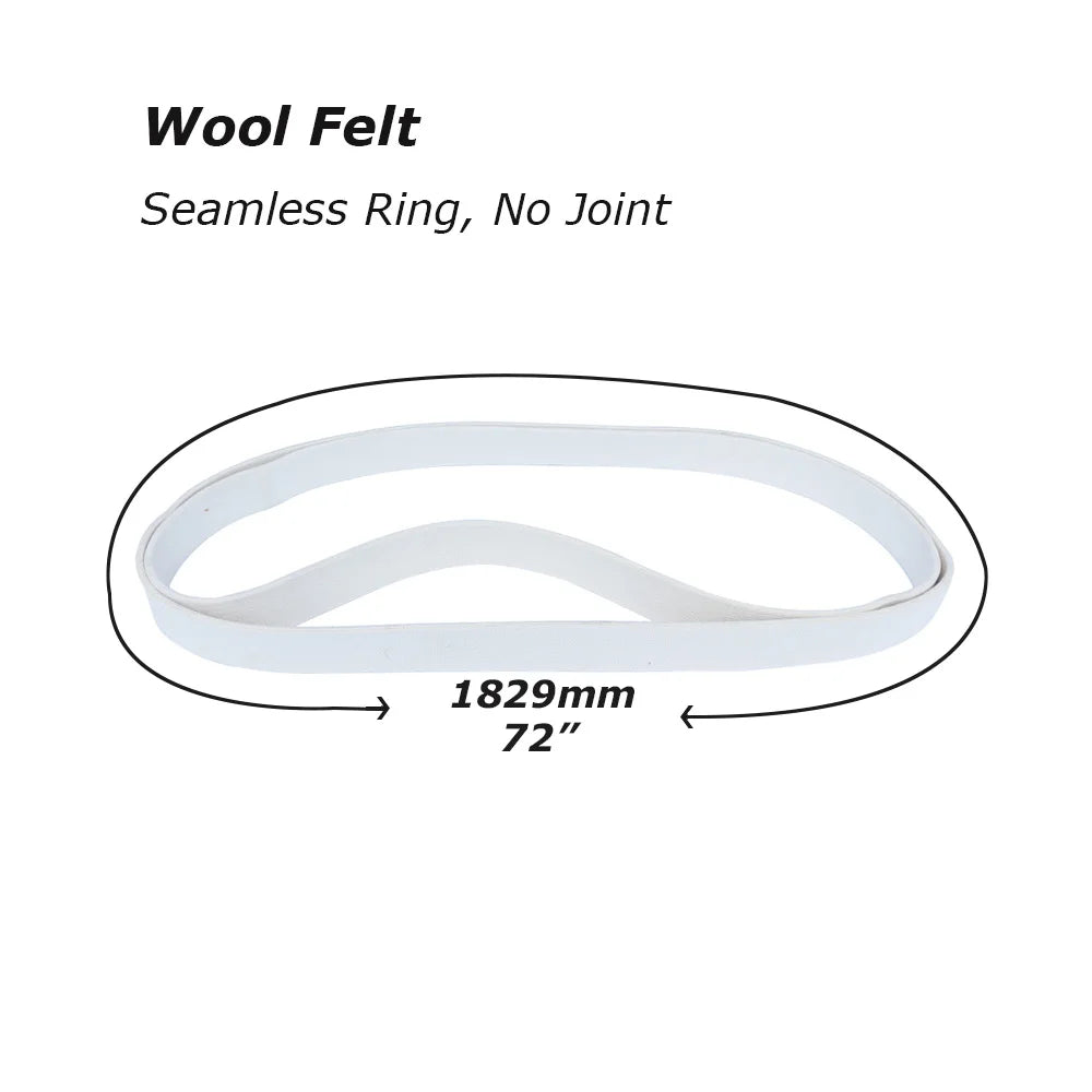 2x72" Abrasive Sanding Belts 1829x50mm, Non-woven Nylon Fiber, Wool Felt, 305EA A3 A5, 237AA A6 A16 A30 A65