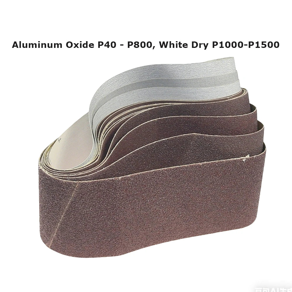 3" x 21" Belt Sander Sanding Bands 533x75mm Abrasive Grinding Belts Ceramic P36 - AO P1500, A3 - A65, Zirconia, Non-woven, Felt