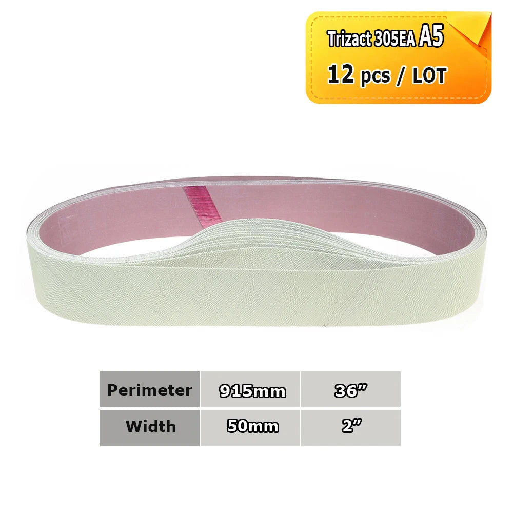 915x50mm Sanding Polishing Belts 2x36“ Abrasive Bands, Non-woven Nylon Fiber, Wool Felt, 305EA A3 A5, 237AA A6 A16 A30 A65