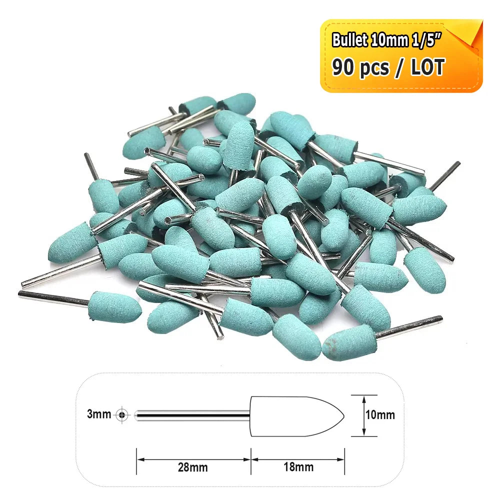 Dia. 4-12mm Rubber Abrasive Grinding Polishing Heads for Metal Deburring Mold Finish