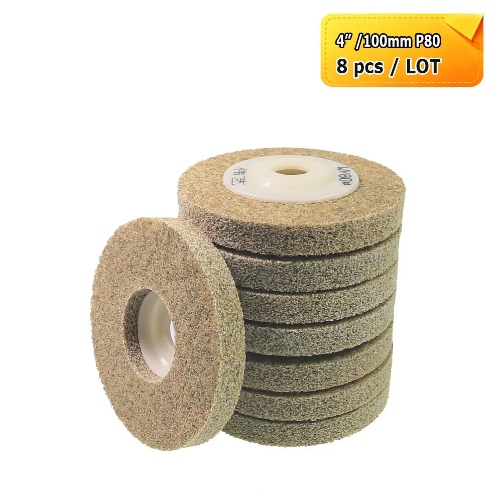 4“/100mm Abrasive Flap Discs Angle Grinder Grinding Wheels for Metal Stone Glass Deburring Polishing