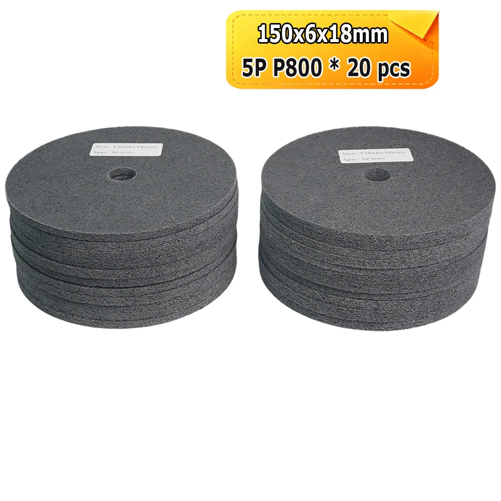 6"/150mm Ultra-thin Nylon Fiber Polishing Wheel Stainless Steel Weld Groove Grinding Angle Grinder Grinding Disc
