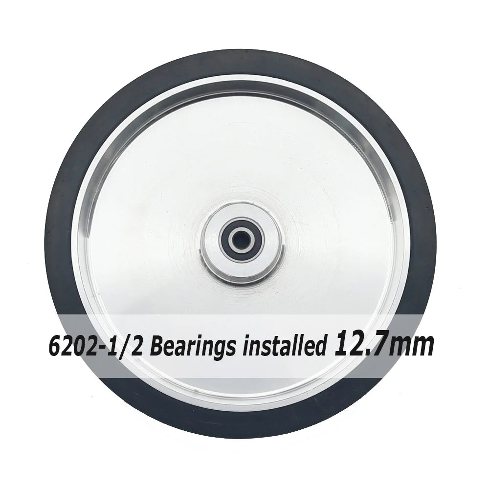 300x50mm Solid Rubber Contact Wheel 12"x2" Sanding Belt Grinder Sander Drive Idler wheel