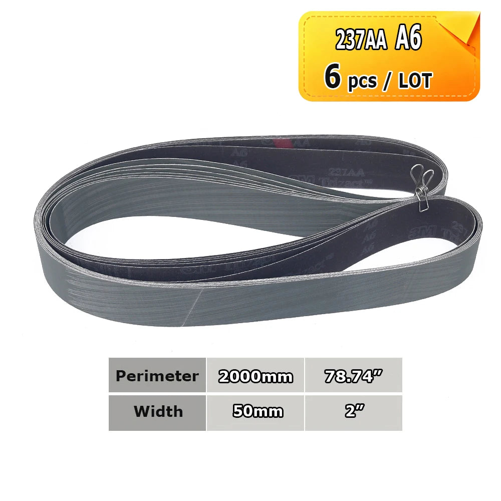2000x50mm Polishing Sanding Belts Belt Grinder Accessories, Non-woven Nylon Fiber, Wool Felt, 305EA A3 A5, 237AA A6 A16 A30 A65
