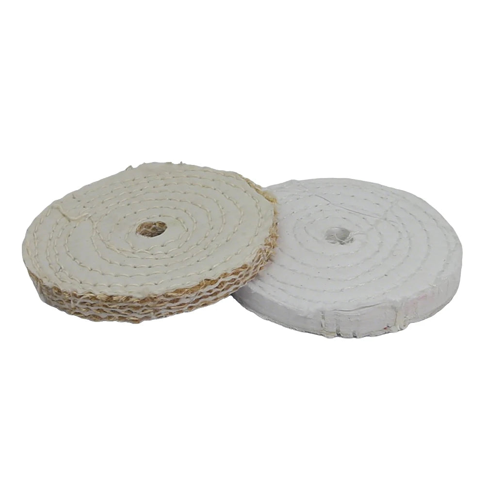 2"-5" Mini Abrasive Grinding Wheel Bench Grinder Ceramic Unitized Fiber Cotton Felt Polishing Finishing Wheel