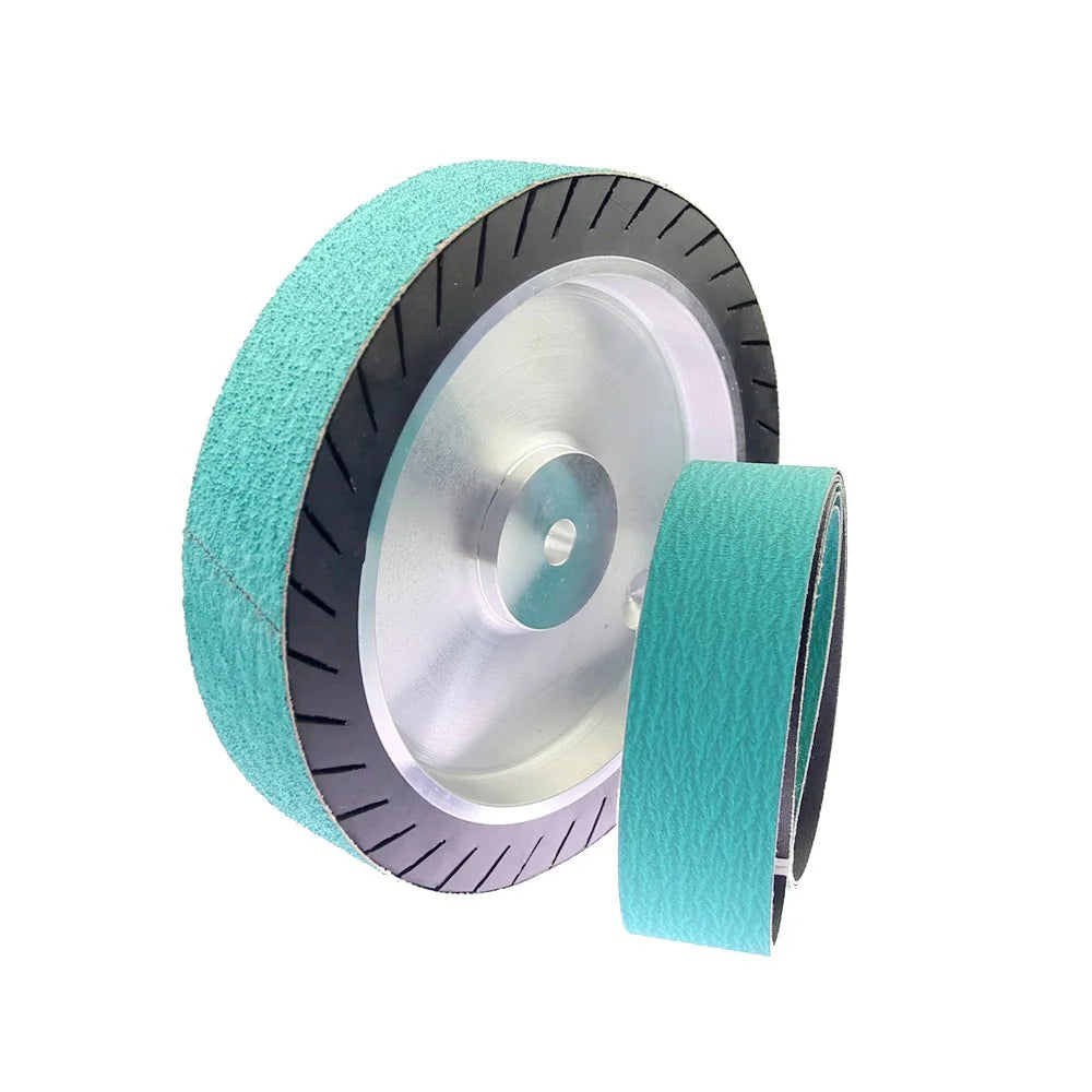 250x50mm 10” Expander Wheel Rubber Polishing Wheel working with 790x50mm Sanding Sleeves Bench Grinder Engines Motor Part