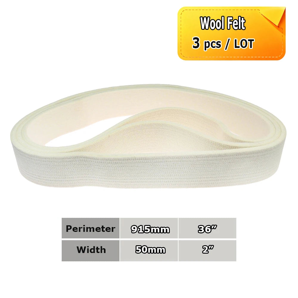 915x50mm Sanding Polishing Belts 2x36“ Abrasive Bands, Non-woven Nylon Fiber, Wool Felt, 305EA A3 A5, 237AA A6 A16 A30 A65