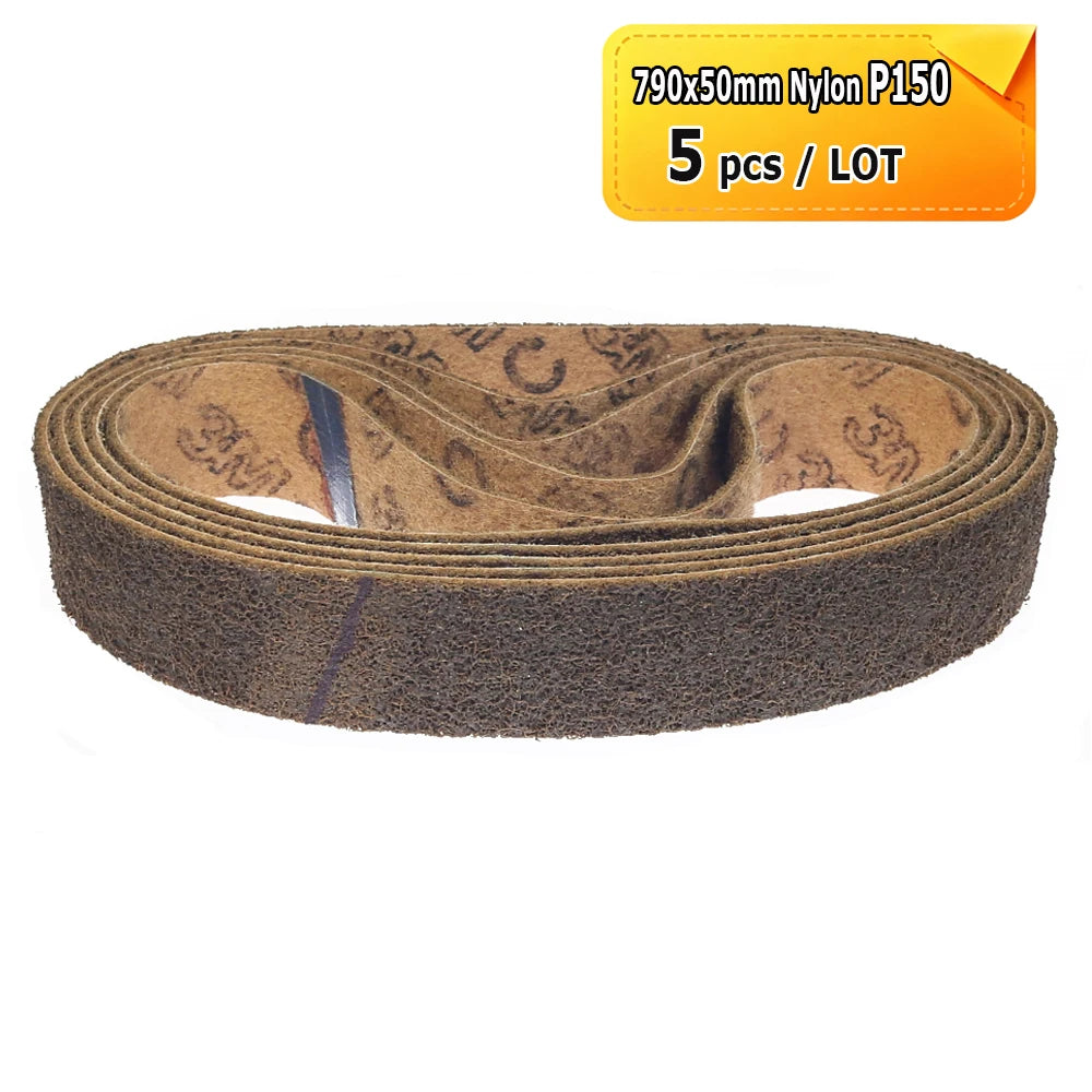 790x50mm Sanding Sleeves Belts for 250x50mm Expander Wheel Zirconia Ceramic Non-woven for Metal Wood Plastic Grinding Polishing