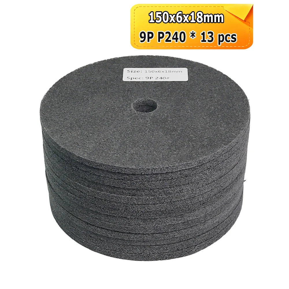 6"/150mm Ultra-thin Nylon Fiber Polishing Wheel Stainless Steel Weld Groove Grinding Angle Grinder Grinding Disc
