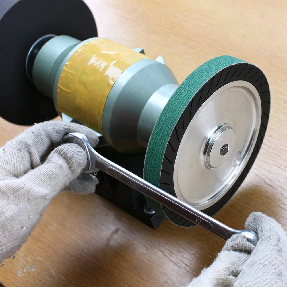 1x30 in. Abrasive Belt Expansion Wheel 242x25mm Rubber Centrifugal Wheel Bench Grinder Accessories