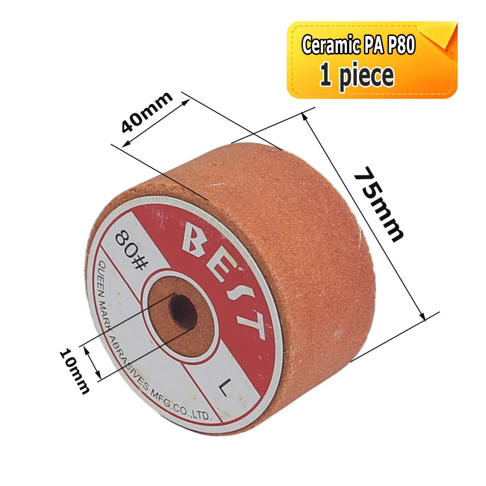 2"-5" Mini Abrasive Grinding Wheel Bench Grinder Ceramic Unitized Fiber Cotton Felt Polishing Finishing Wheel