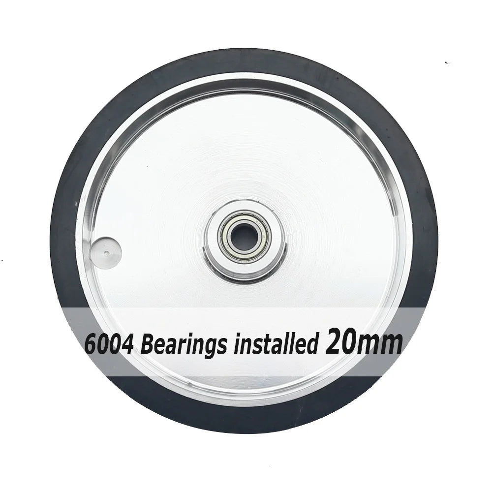 300x50mm Solid Rubber Contact Wheel 12"x2" Sanding Belt Grinder Sander Drive Idler wheel