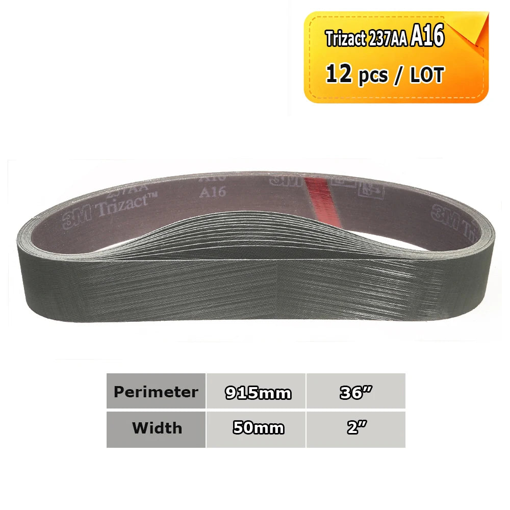915x50mm Sanding Polishing Belts 2x36“ Abrasive Bands, Non-woven Nylon Fiber, Wool Felt, 305EA A3 A5, 237AA A6 A16 A30 A65