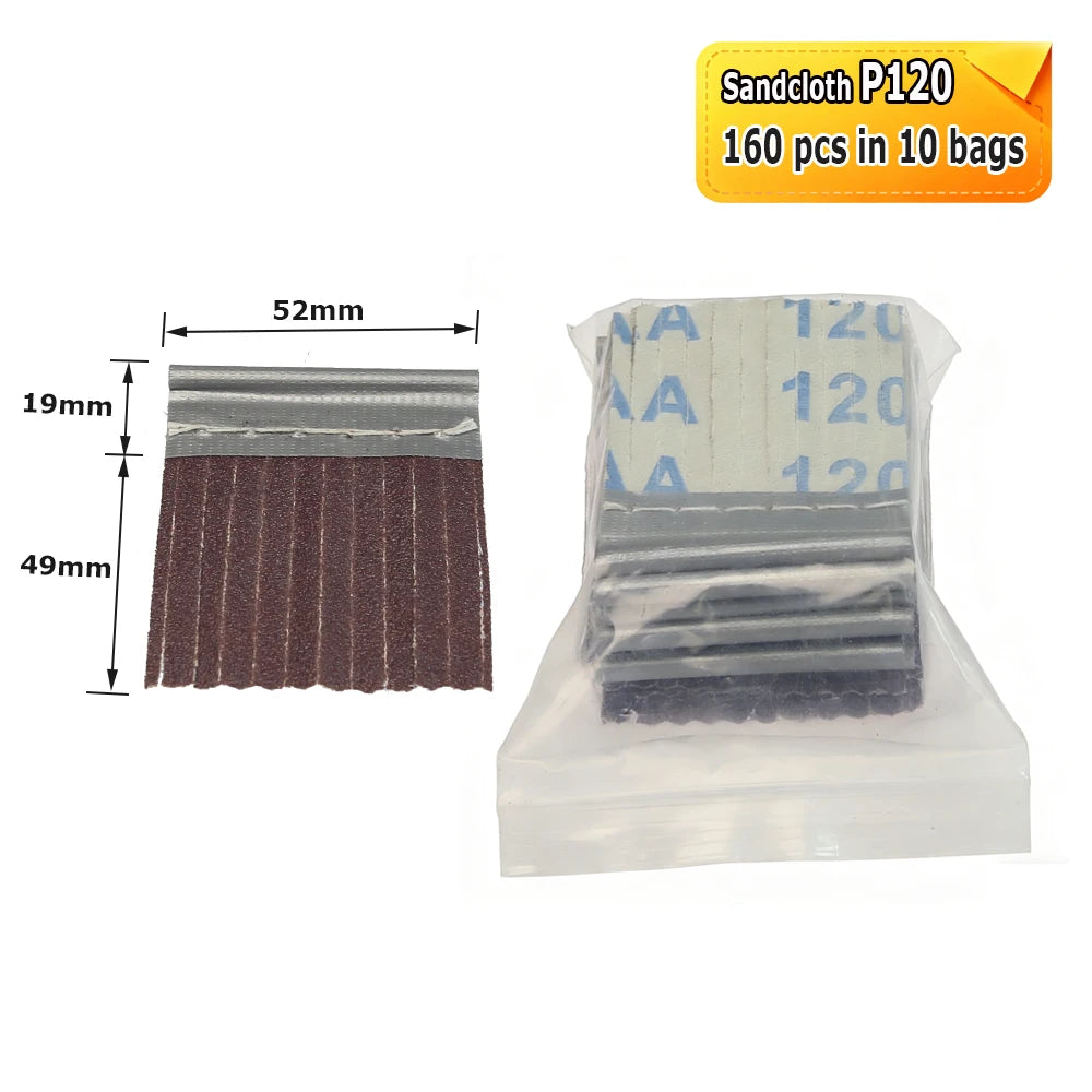 7" 180mm M16 Woodworking Polishing Wheel for Door Cabinet Panel, Sisal Sand Cloth Strips Brushes