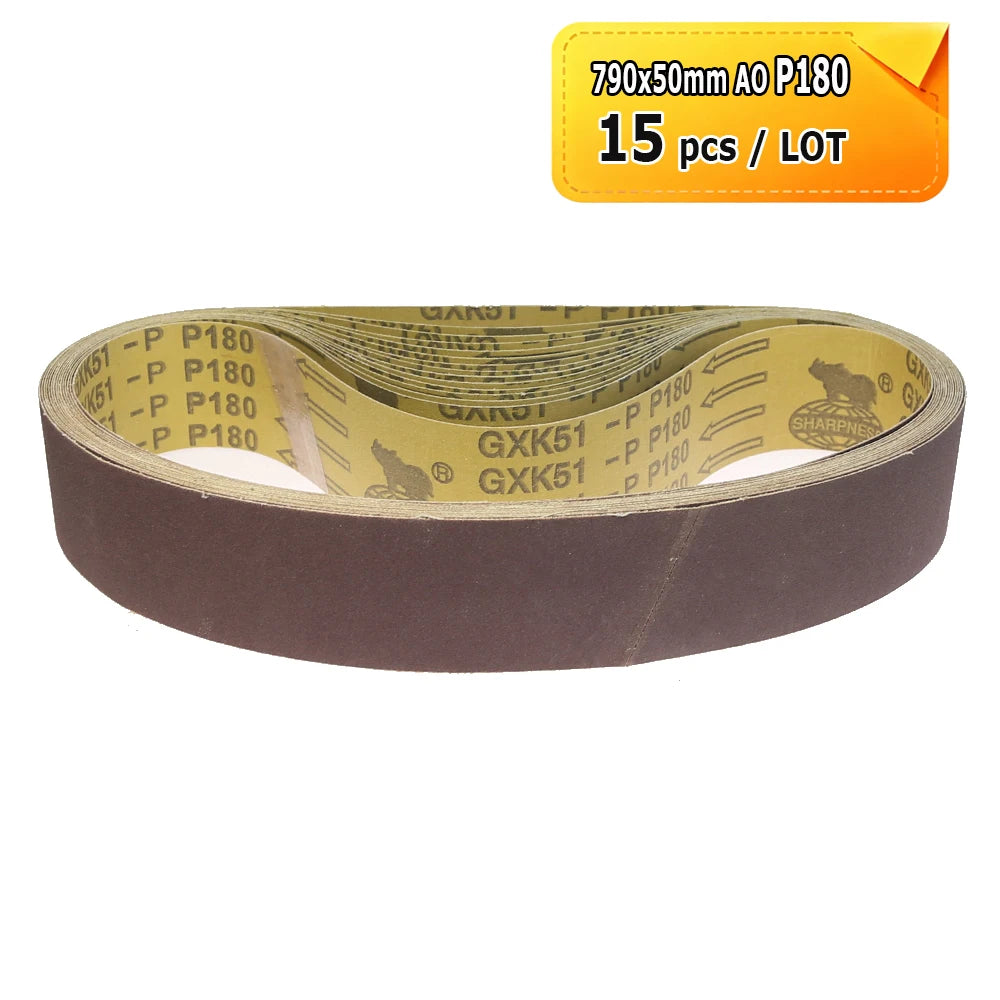 790x50mm Sanding Sleeves Belts for 250x50mm Expander Wheel Zirconia Ceramic Non-woven for Metal Wood Plastic Grinding Polishing