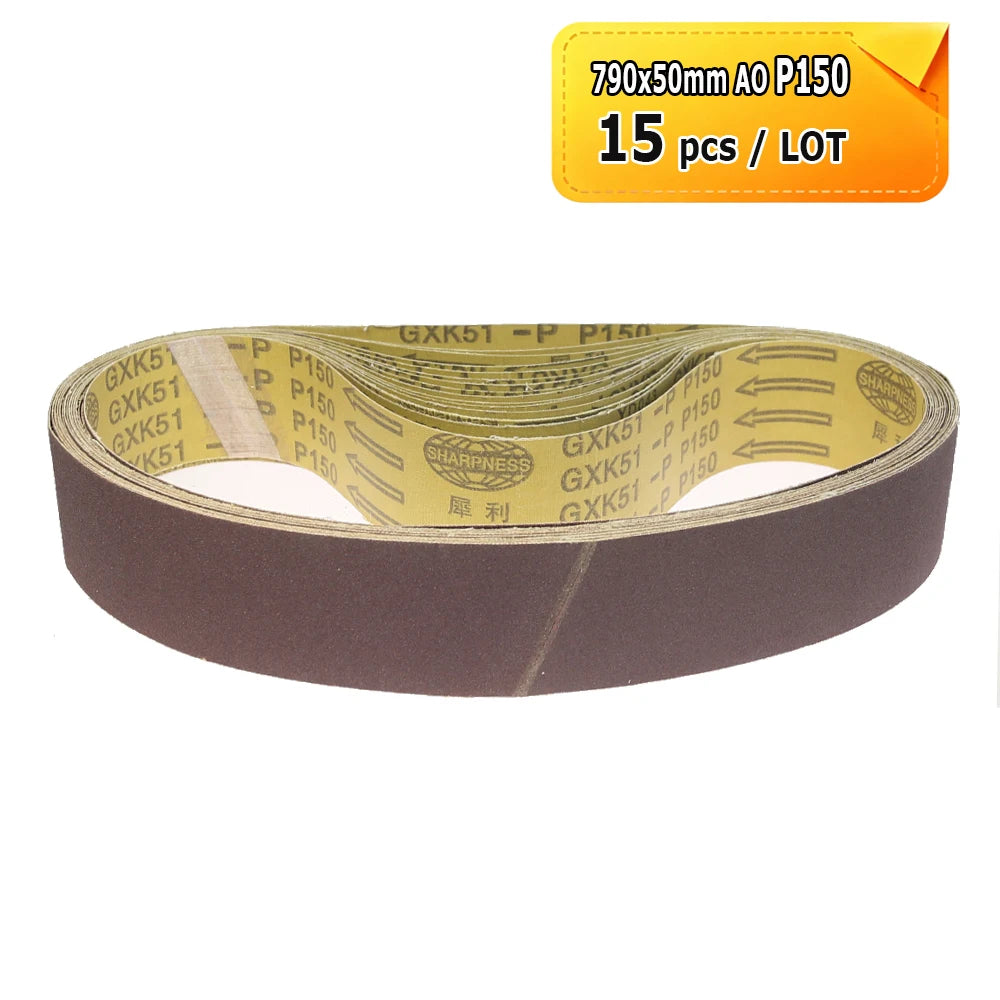 790x50mm Sanding Sleeves Belts for 250x50mm Expander Wheel Zirconia Ceramic Non-woven for Metal Wood Plastic Grinding Polishing
