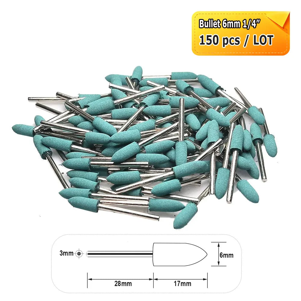 Dia. 4-12mm Rubber Abrasive Grinding Polishing Heads for Metal Deburring Mold Finish