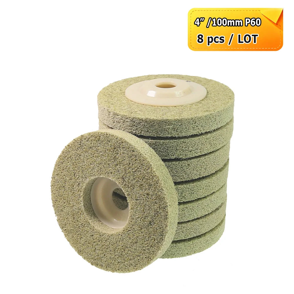 4“/100mm Abrasive Flap Discs Angle Grinder Grinding Wheels for Metal Stone Glass Deburring Polishing
