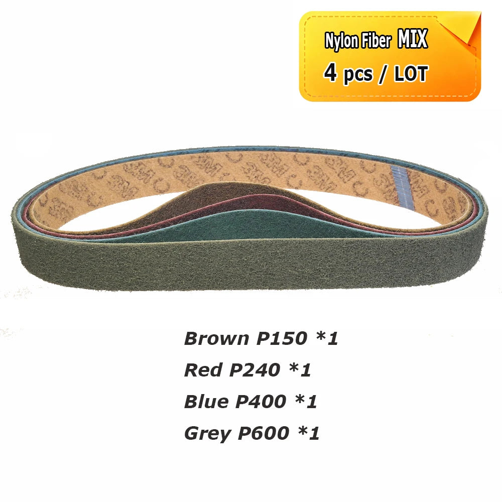 2x48" Grinder Polishing Belts 1220x50mm Sanding Bands, Non-woven Nylon Fiber, Wool Felt, 305EA A3 A5, 237AA A6 A16 A30 A65