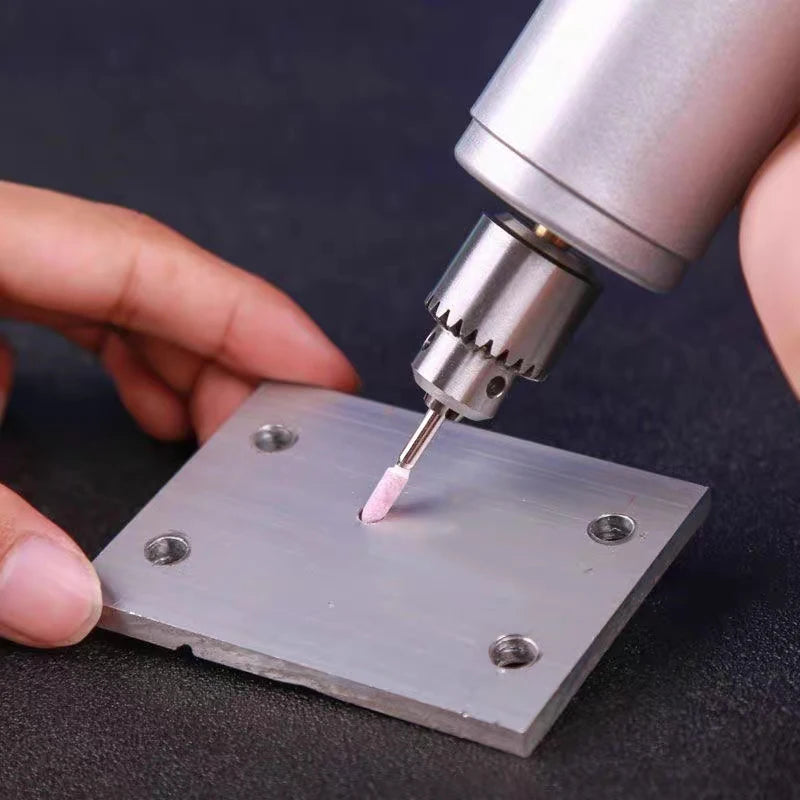 Dia. 4mm-12mm Red Corundum Grinding Stone Heads 3mm Shank Mounted Abrasive Wheel Metal Deburring Mould Polishing Dressing